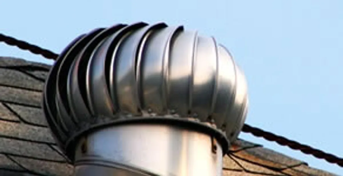 attic fan installation services with professionally installed roof ventilation unit in San Antonio, TX