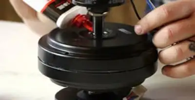 Ceiling fan motor repair and internal component adjustment in San Antonio, TX