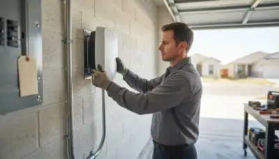 Electric vehicle charger installation by a San Antonio electrician in Atascosa, TX