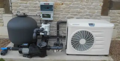 electric heater installation services with connected outdoor heating system equipment in San Antonio, TX
