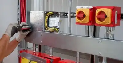 fire alarm installation service with certified electricians wiring fire alarm control equipment in San Antonio, TX
