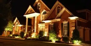 landscape lighting installation services enhancing residential exterior lighting in San Antonio, TX