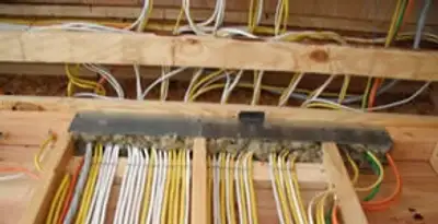 new construction wiring services with organized electrical rough-in performed by licensed electricians in San Antonio, TX