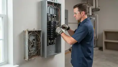 Electrical panel upgrade for an older home in Schertz, TX by a licensed electrician