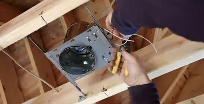 Professional recessed lighting installation with electrical wiring by licensed electricians in San Antonio, TX