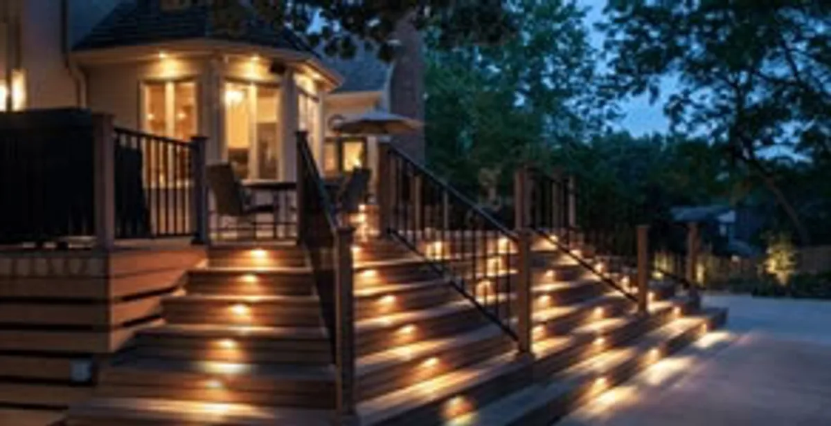 Residential electrician installing outdoor lighting for home safety in San Antonio, TX