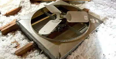 whole house fan installation services with attic-mounted ventilation unit in San Antonio, TX